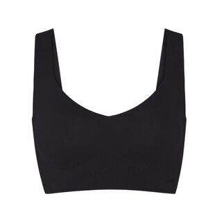 SKIMS Plunge Longline Bralette size medium - black